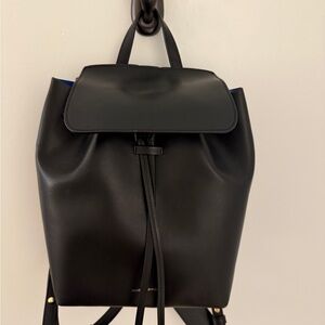 Mansur Gavriel Black Leather backpack
